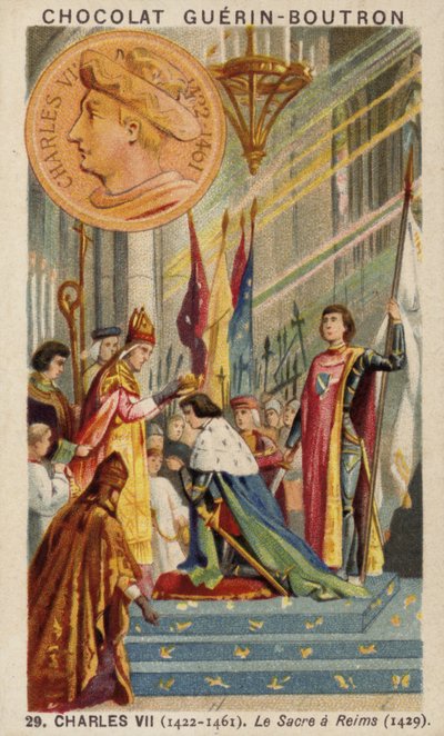 Kroning van Karel VII van Frankrijk in Reims door French School