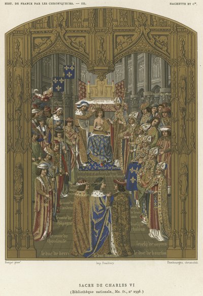 Kroning van Karel VI door French School