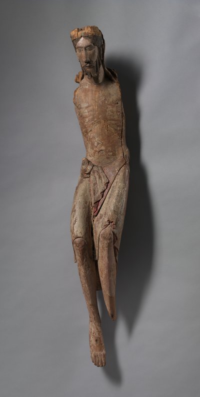 Corpus van een kruisbeeld, ca. 1130-1140 door French School