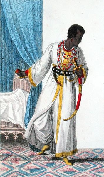 Kostuum voor C. Kemble als Othello, in het toneelstuk van William Shakespeare door French School