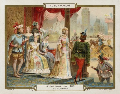 Kostuum in 1400 - het toernooi door French School