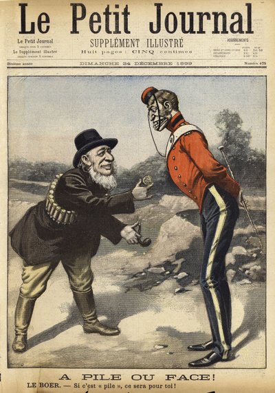 Omslag van Le Petit Journal, 24 december 1899 door French School