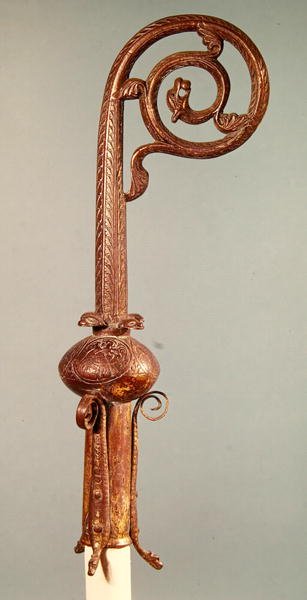 Kromstaf van kanselier Guerin, bisschop van Senlis van 1213-27 door French School