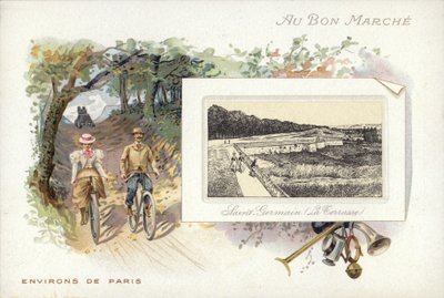 Fietsen bij Parijs, Saint-Germain door French School