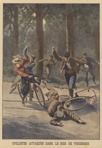 Fietsers aangevallen in het Bois de Vincennes in Parijs door French School
