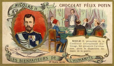 Tsaar Nicolaas II door French School