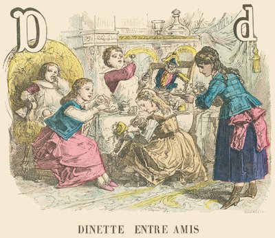 D: Dinette met vrienden door French School