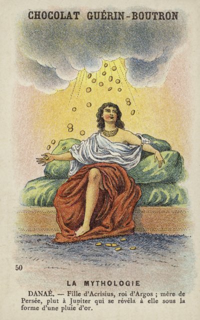 Danaë door French School