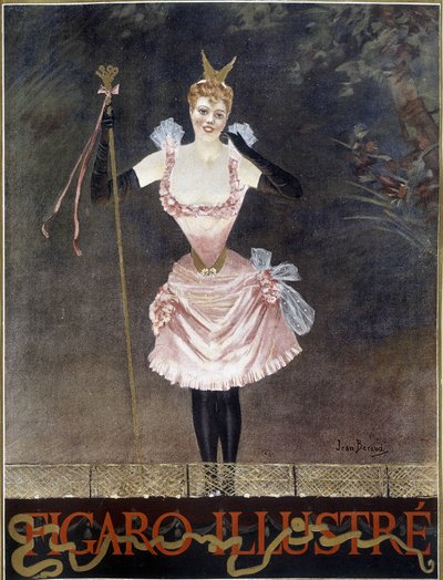 Danser - omslag van de "Figaro Illustrated", n.d. door French School