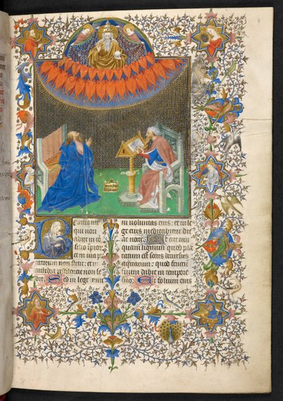 David en de Heer, Brevier van Jan de Onverschrokken, Add. 35311, f.8r door French School