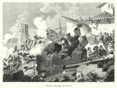 Heroïsche verdediging van Girona door French School