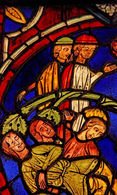 St. Martinus - en het wonder van de Pijnboom (ex Varennes-Jarcy - oorspronkelijk uit de Abdij van Gercy?) door French School
