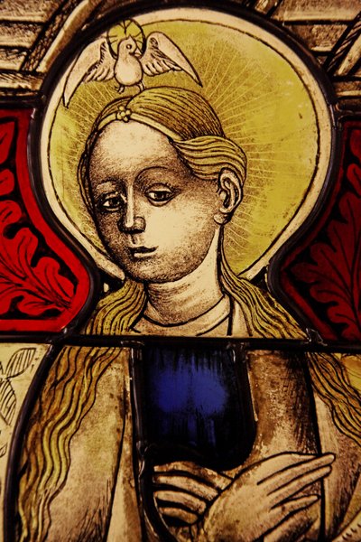 De Maagd Maria bij de Annunciatie, oorspronkelijk uit de Boven-Rijn door French School