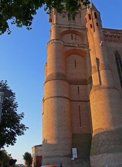 Afbeelding van de westelijke toren door French School