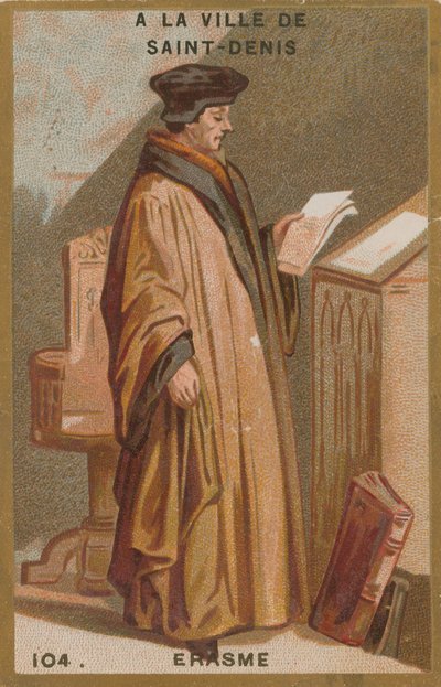 Desiderius Erasmus, 15e-16e-eeuwse Nederlandse geleerde en theoloog door French School
