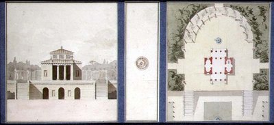 Ontwerp voor een Monument, c.1825 door French School