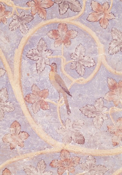 Detail van een vogel door French School
