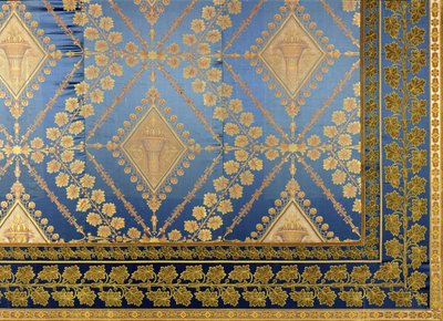 Detail van een wandkleed, uit de Maison Chuard et Cie, Lyon door French School