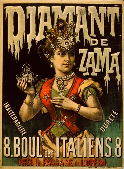 Diamant De Zama poster door French School