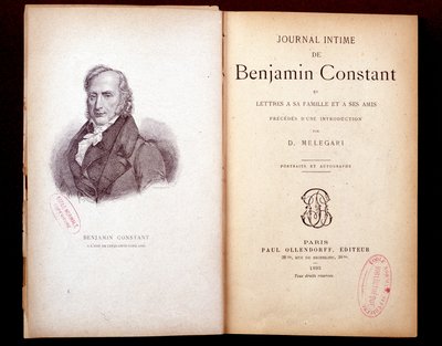 Dagboek van Benjamin Finstnt. Editie 1895 door French School