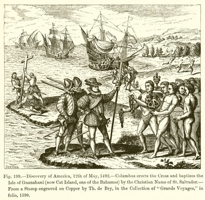 Ontdekking van Amerika, 12 mei 1492 door French School