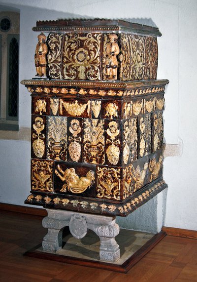 Huishoudelijke kachel, c. 1705 door French School
