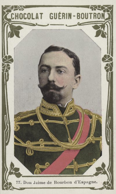Don Jaime de Bourbon van Spanje door French School
