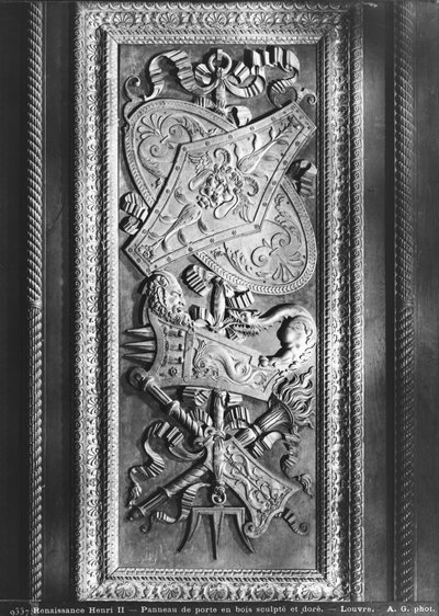 Deurpaneel, Henri II-stijl, c.1556 door French School