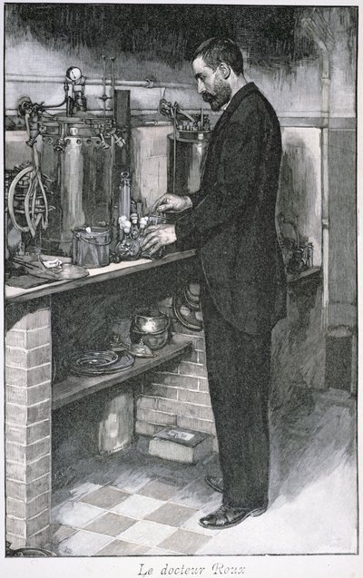 Dr. Pierre Emile Roux (1853-1933) uit La Revue Illustre, 1 oktober 1894 door French School