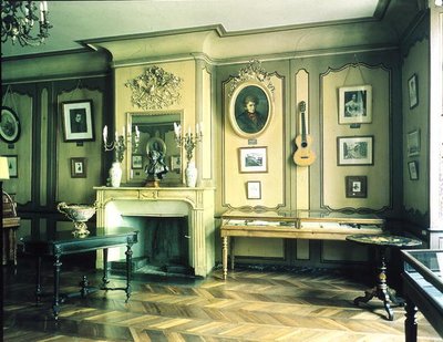 Salon in de geboorteplaats van Hector Berlioz (1803-69) door French School