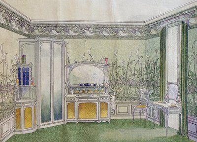 Kleedkamer van Maison Barbedienne-Dumas door French School