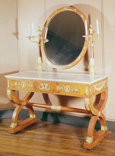 Kaptafel, Eerste Empire Stijl door French School