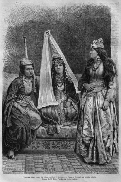 Druzische prinses, uit La Syrie d