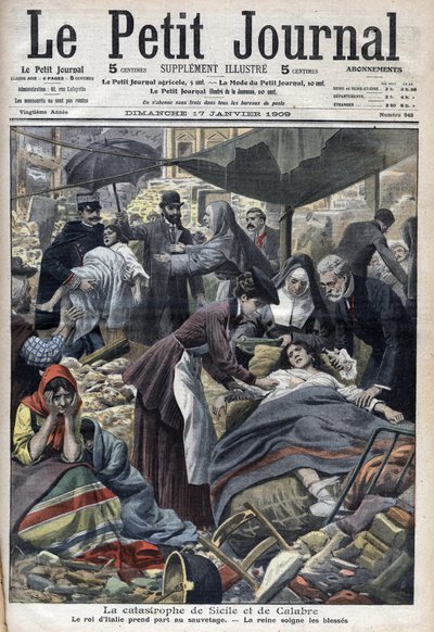 Aardbeving in Sicilië, Calabrië 1909 (
