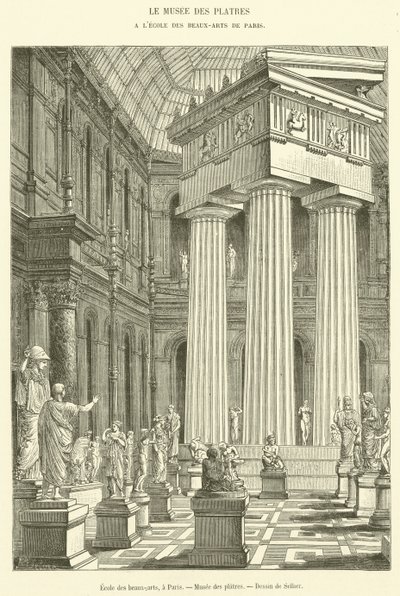 Ecole des beaux-arts, Parijs, Musee des platres door French School