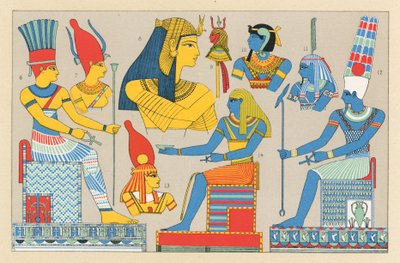 Egyptisch Kostuum door French School