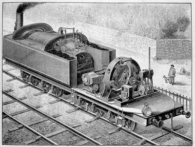 Elektrische locomotief Heilmann - in 