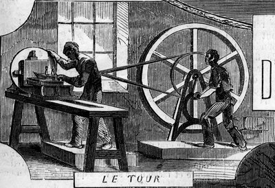 Electrotypie werkplaatsen door French School