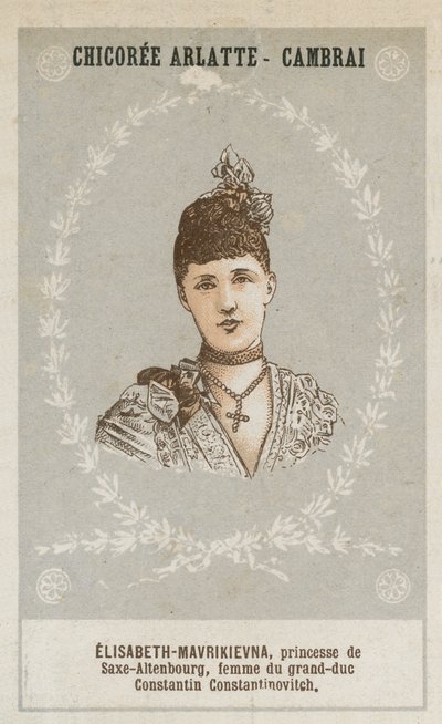 Elisabeth-Mavrikievna, prinses van Saksen-Altenburg, vrouw van grootvorst Constantin Constantinovitch door French School