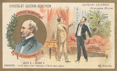 Emile Augier (1820-1889), Franse toneelschrijver, auteur van de komedie in 5 bedrijven 