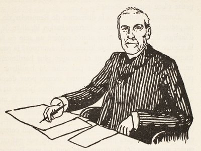 Emile Boutroux, illustratie uit Histoire de la Nation Francaise, Sciences, Volumes I & II, door Gabriel Hanotaux, 1924 door French School