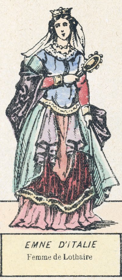 Emne van Italië, Vrouw van Lotharius door French School