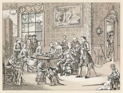 Engels kostuum door French School