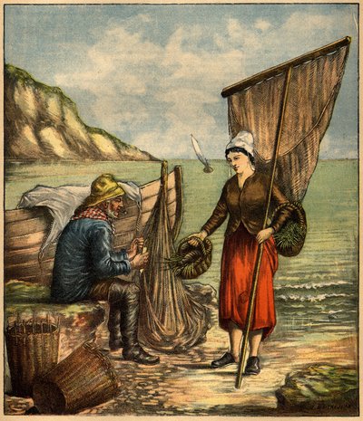 Gravure in "La Terre Illustree" nr. 86 van 23 juni 1892 door French School