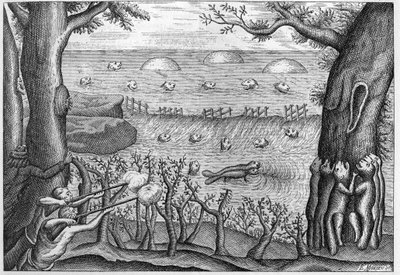 Gravure uit 1738 in 