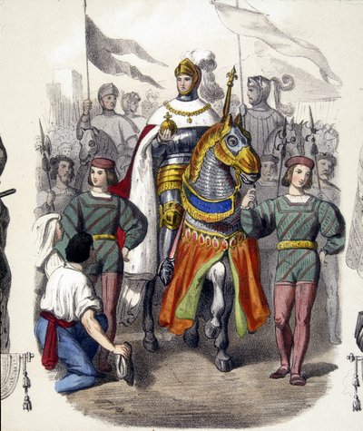 Intocht van Karel VIII in Napels op 22 februari door French School