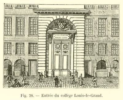 Ingang van het college Louis-le-Grand door French School