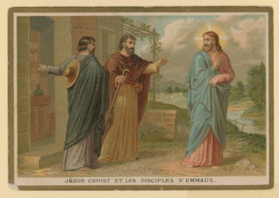 Episode uit het leven van Jezus Christus (chromolitho) door French School