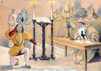 Eppur si muove, Het Proces van Galileo Galilei (1564-1642) in 1633 door French School