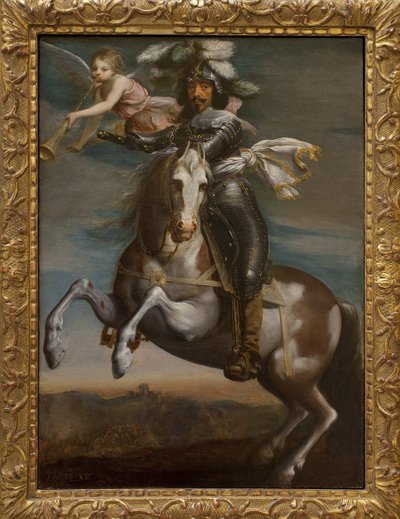 Ruiterportret van Lodewijk XIII (1601-1643) door French School